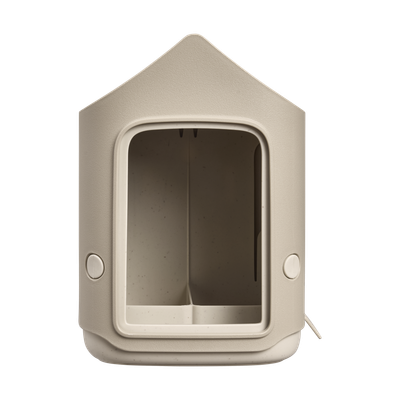 Mangeoire à Oiseaux, Abri En Bois, Cabane à Suspendre, Nichoir, Jardin, H X L X P 25 X 17,5 X 16 Cm, Nature, Relaxdays | Leroy Merlin