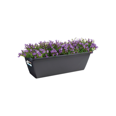 PAFEN 6 x bloembak hangpot - 39,5 x 28,5 x 20,5 cm - bloempot plantenpot balkonpot balustrade bak, wit PAFEN 6 x bloembak hangpot - 39,5 x 28,5 x 20,5 cm - bloempot plantenpot balkonpot balustrade bak, wit