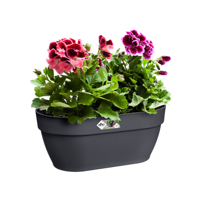 Fioriera Groove 35x34 cm Antracite Capi