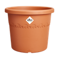 Ghiveci Elho algarve cilindro, 30 cm, terracotta (terra) — imaginea 1