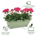 Jardinieră Elho sistem prindere barcelona allin1, 50 cm, taupe — imaginea 3