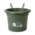 Ghiveci Elho green basics balcony potholder all-in-1, 26 cm, verde (leaf green) — imaginea 1