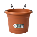 Ghiveci Elho green basics balcony potholder all-in-1, 26 cm, terracotta (mild terra) — imaginea 1