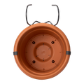 Ghiveci Elho green basics balcony potholder all-in-1, 26 cm, terracotta (mild terra) — imaginea 6