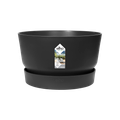 Ghiveci Elho greenville bowl, 33 cm, negru (living black) — imaginea 1