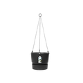 Ghiveci Elho agatator greenville, 24 cm, living black — imaginea 1