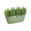 Jardinieră Elho vibia campana easy hanger large, L 46 × Î 27 × A 24 cm, verde (pistachio green) — imaginea 2
