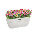 Jardinieră Elho vibia campana easy hanger large, L 46 × Î 27 × A 24 cm, alb (silky white) — imaginea 2