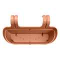 Jardinieră Elho vibia campana easy hanger large, L 46 × Î 27 × A 24 cm, terracotta (terra) — imaginea 5