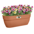 Jardinieră Elho vibia campana easy hanger large, L 46 × Î 27 × A 24 cm, terracotta (terra) — imaginea 2