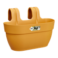 Jardinieră Elho vibia campana easy hanger medium honey, L 36 × Î 27 × A 24 cm, galben (yellow) — imaginea 1