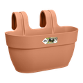 Jardinieră Elho vibia campana easy hanger medium, L 36 × Î 27 × A 24 cm, terracotta (terra) — imaginea 1