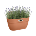 Jardinieră Elho vibia campana easy hanger medium, L 36 × Î 27 × A 24 cm, terracotta (terra) — imaginea 2