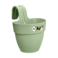 Jardinieră Elho vibia campana easy hanger small, L 21 × Î 27 × A 24 cm, verde (pistachio green) — imaginea 1