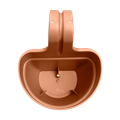 Jardinieră Elho vibia campana easy hanger small, L 21 × Î 27 × A 24 cm, terracotta (terra) — imaginea 4