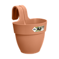 Jardinieră Elho vibia campana easy hanger small, L 21 × Î 27 × A 24 cm, terracotta (terra) — imaginea 1
