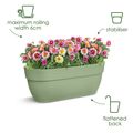 Jardinieră Elho vibia campana easy hanger large honey, L 46 × Î 27 × A 24 cm, galben (yellow) — imaginea 3