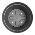 Ghiveci Elho vibia straight round, 30 cm, antracit (anthracite) — imaginea 6