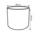 Mască de ghiveci Elho b.for soft round, 30 cm, antracit (anthracite) — imaginea 6