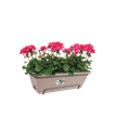 Jardinieră Elho sistem prindere barcelona allin1, 50 cm, taupe — imaginea 2