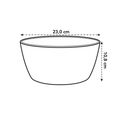 Mască de ghiveci Elho brussels bowl, 23 cm, alb (white) — imaginea 6