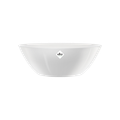 Mască de ghiveci Elho brussels diamond ovala, 36 cm, alb — imaginea 1