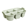 Tavă Elho green basics seed tray, 22 cm, verde (stone green) — imaginea 1