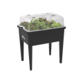 Jardinieră Elho green basics grow table super xxl, L 77 × Î 73 × A 56 cm, negru (living black) — imaginea 2