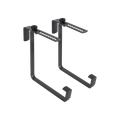 Jardinieră Elho green basics balcony bracket metal, L 16 × Î 17 × A 5 cm, antracit (anthracite) — imaginea 1