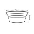 Ghiveci Elho green basics bowl, 38 cm, terracotta (mild terra) — imaginea 6