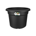 Ghiveci Elho green basics cilinder, 45 cm, negru (living black) — imaginea 1