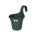 Ghiveci Elho agatatoare green basics easy hanger small, 17 cm, leaf green — imaginea 1