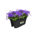 Jardinieră Elho balustrada green basics flower bridge, 55 cm, living black — imaginea 2
