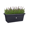 Jardinieră Elho green basics garden xxl, 60 cm, negru (living black) — imaginea 2