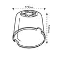 green basics grow house round 17cm transparent — imaginea 6