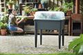 Jardinieră Elho green basics grow table super xxl, L 77 × Î 73 × A 56 cm, negru (living black) — imaginea 4