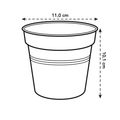 Ghiveci Elho green basics growpot, 11 cm, verde (leaf green) — imaginea 6