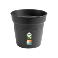 Ghiveci Elho green basics growpot, 13 cm, negru (living black) — imaginea 1