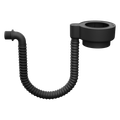 Ghiveci Elho green basics rainbarrel diverter, L 15 × Î 0 × A 21 cm, negru (living black) — imaginea 1