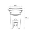 Ghiveci Elho green basics strawberry pot, 33 cm, negru — imaginea 7