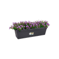 Jardinieră Elho green basics trough, 50 cm, negru (living black) — imaginea 2