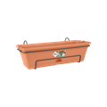 Ghiveci Elho green basics trough allin1, 50 cm, terracotta (mild terra) — imaginea 1