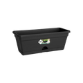 Ghiveci Elho green basics trough mini allin1, 30 cm, negru (living black) — imaginea 1