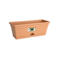 Ghiveci Elho green basics trough mini, 30 cm, terracotta (mild terra) — imaginea 1