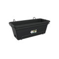 Ghiveci Elho green basics trough xl allin1, 55 cm, negru (living black) — imaginea 1