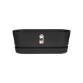 Jardinieră Elho greenville trough long, 50 cm, negru (living black) — imaginea 1