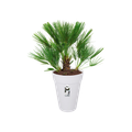 Ghiveci Elho inalt loft urban rotund, 35 cm, alb — imaginea 2