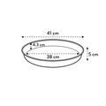 Farfurie Elho loft urban saucer round, 41 cm, terracotta (terra) — imaginea 6
