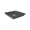 Farfurie Elho universal saucer square, 25 cm, antracit (anthracite) — imaginea 1