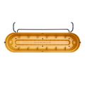 Jardinieră Elho vibia campana trough allin1 honey, 70 cm, galben (yellow) — imaginea 4